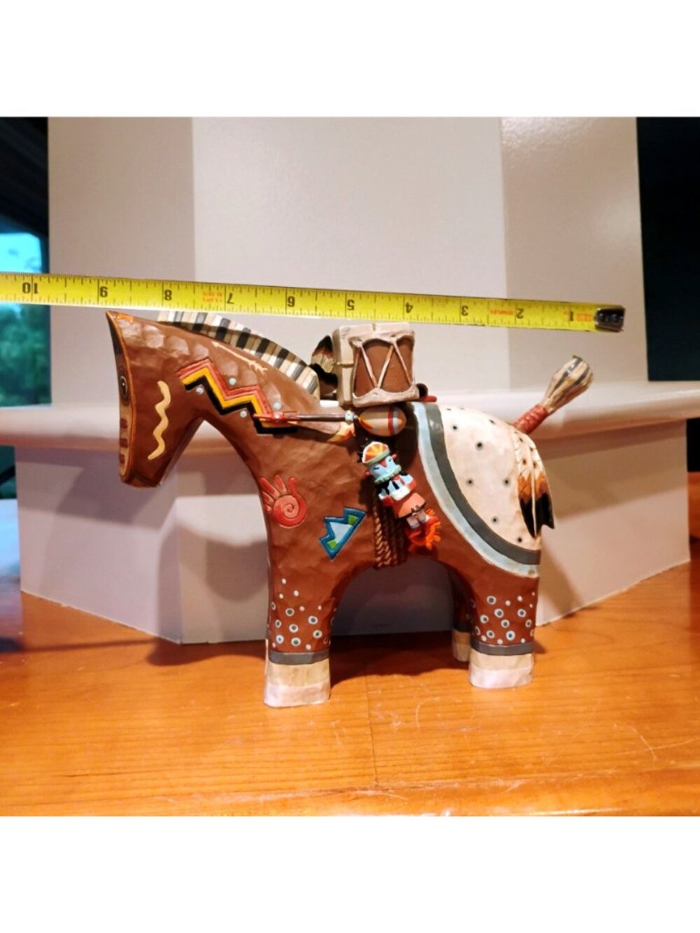 Robert Shields Storyteller Horse Figurine Large 7" Tall Resin Southwest Western - Picture 10 of 13